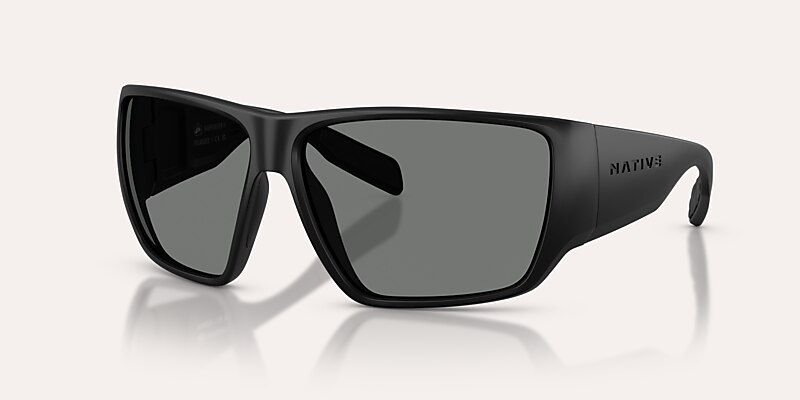 Sunglasses Native Sightcaster II L (64-13) with Grey Polarized lens and Matte Black frame Image 1 of 6