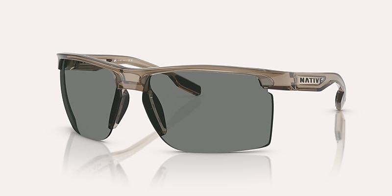 Sunglasses Native Ridge-Runner XL (68-09) with Grey Polarized lens and Smokey Quartz frame Image 1 of 5