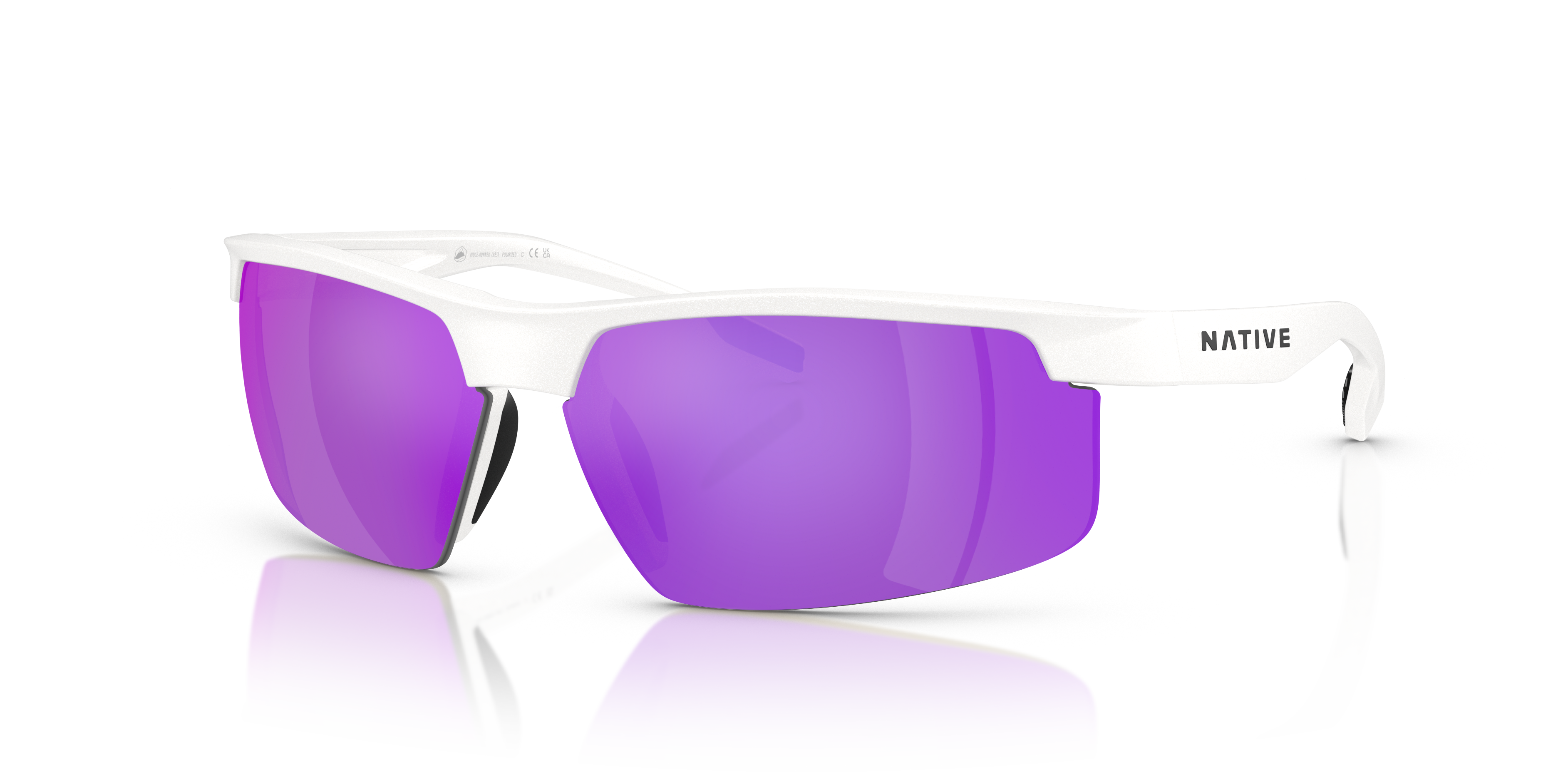 リフレックス Ridge-Runner Crest Sunglasses Violet Relfex Polarized | Native