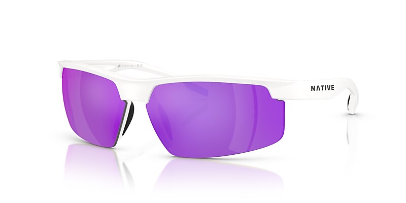 Ridge-Runner Crest Sunglasses Violet Relfex Polarized | Native