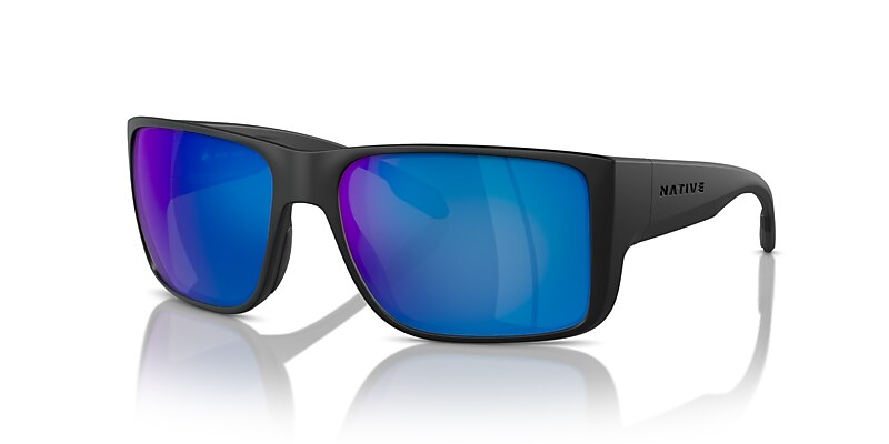Badlands Sunglasses Blue Reflex Polarized | Native Eyewear®