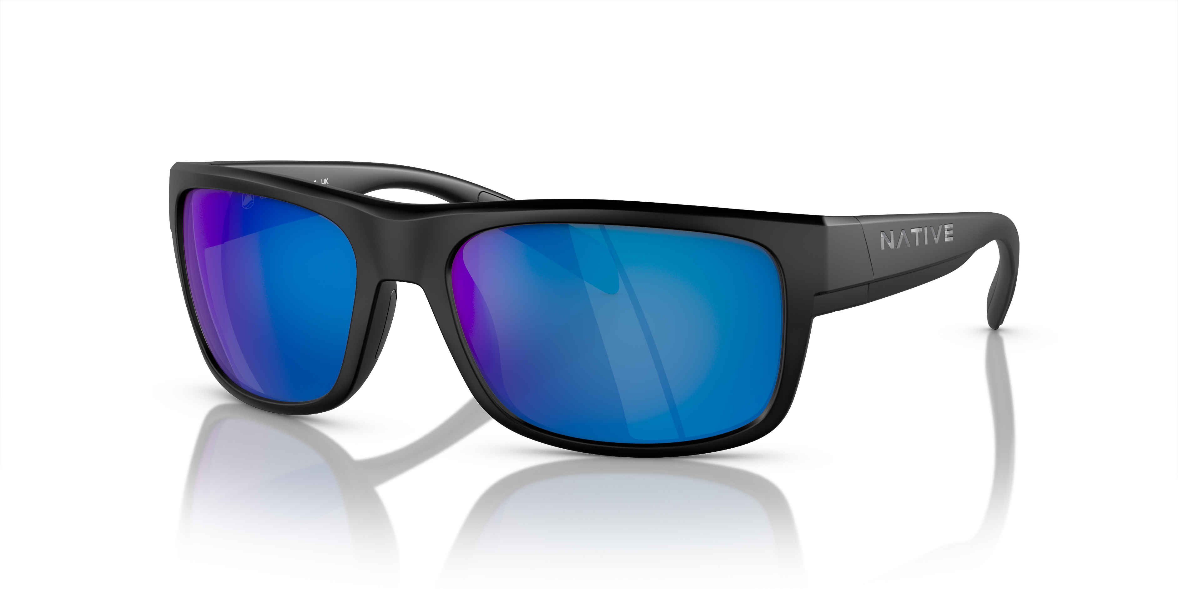 Ashdown Sunglasses Blue Reflex | Native Eyewear®