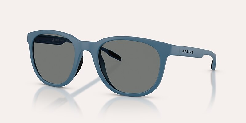Sunglasses Native Targhee XXL (54-21) with Grey Polarized lens and Overland Blue frame Image 1 of 5