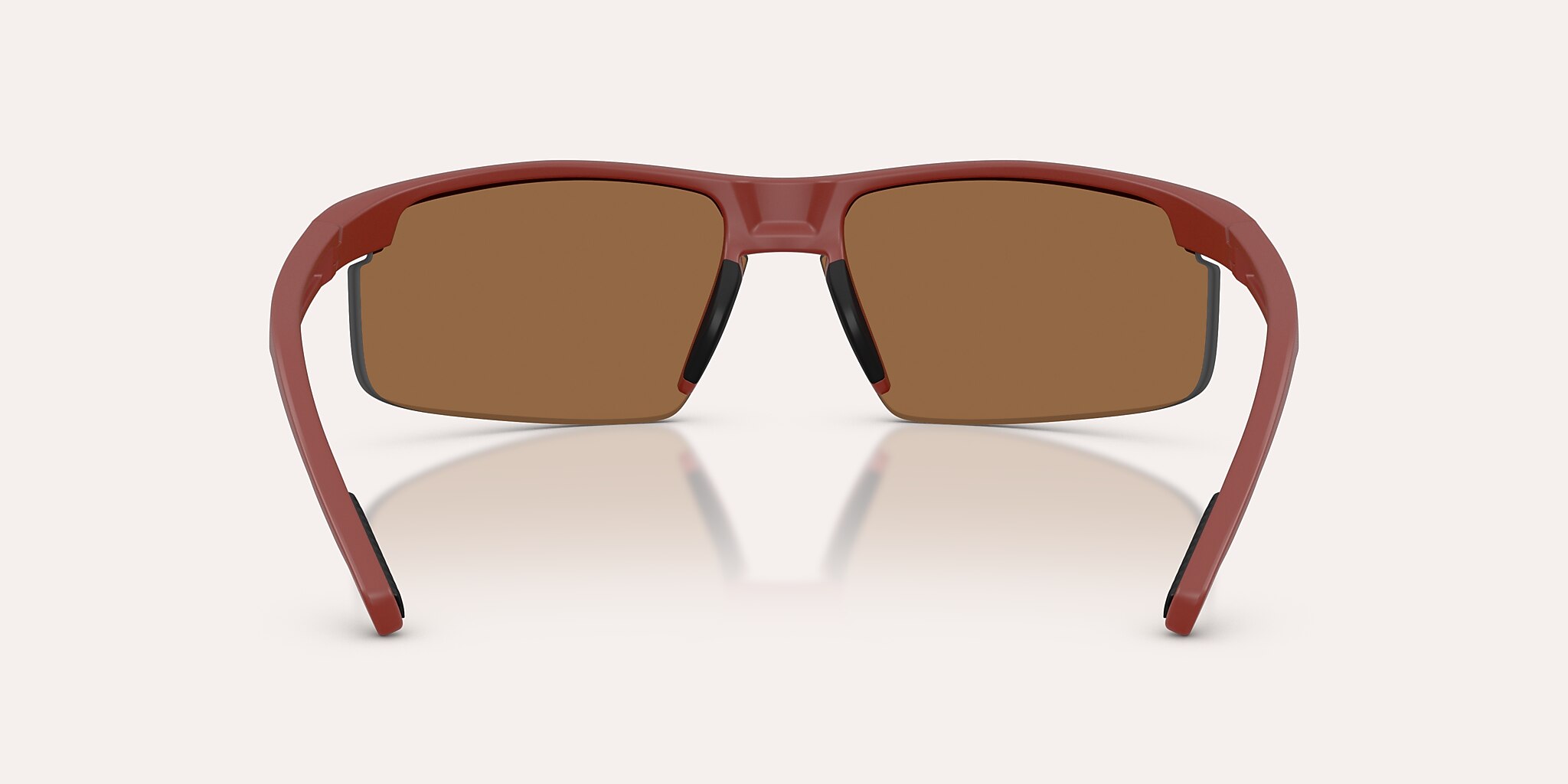 Sunglasses Native Ridge-Runner Crest XL (69-09) with Bronze Reflex Polarized lens and Red frame Image 4 of 6