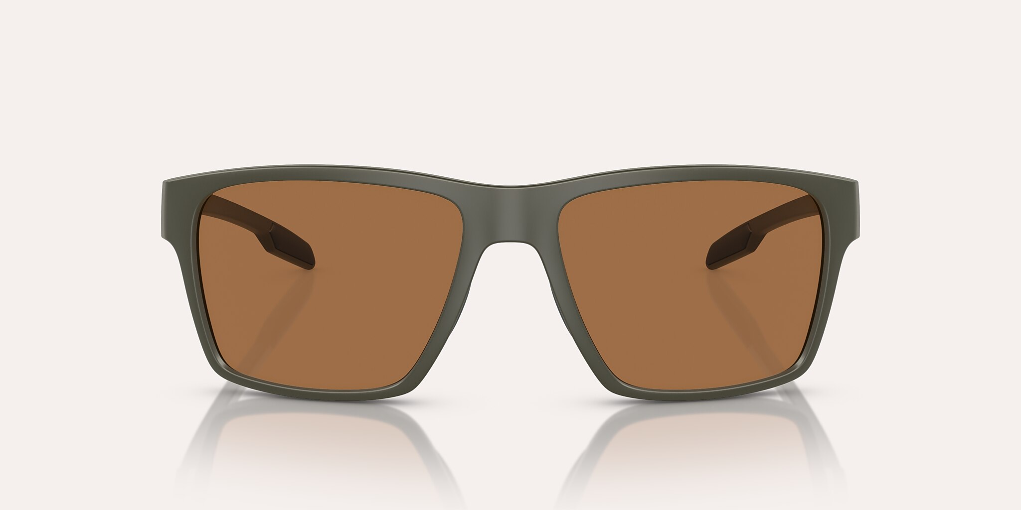 Lunettes de soleil Native Breck XL (56-17) avec Brun verre et Olive mat monture Image 2 de 5