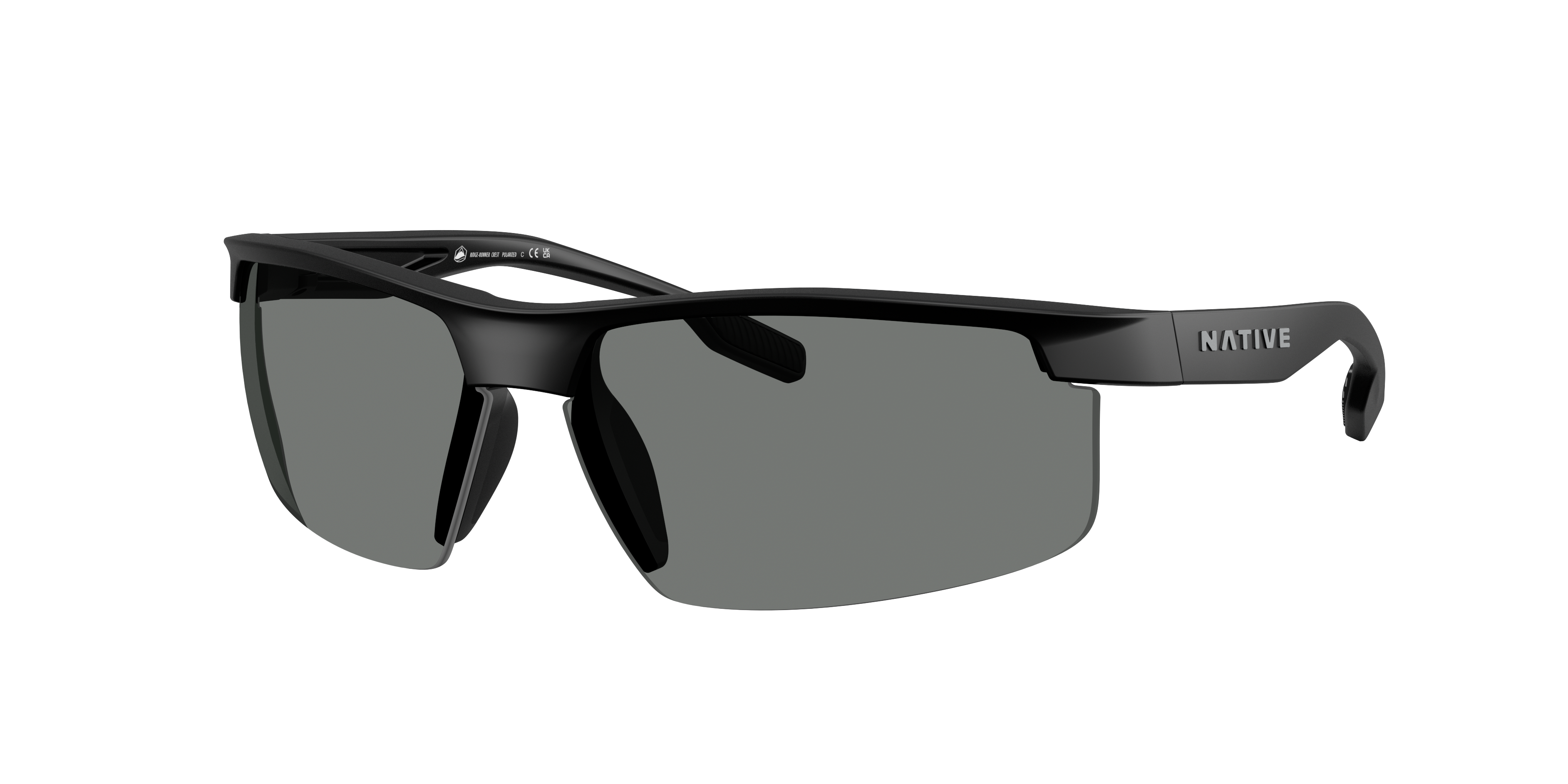Ridge-Runner Sunglasses Grey Polarized | Native Eyewear®