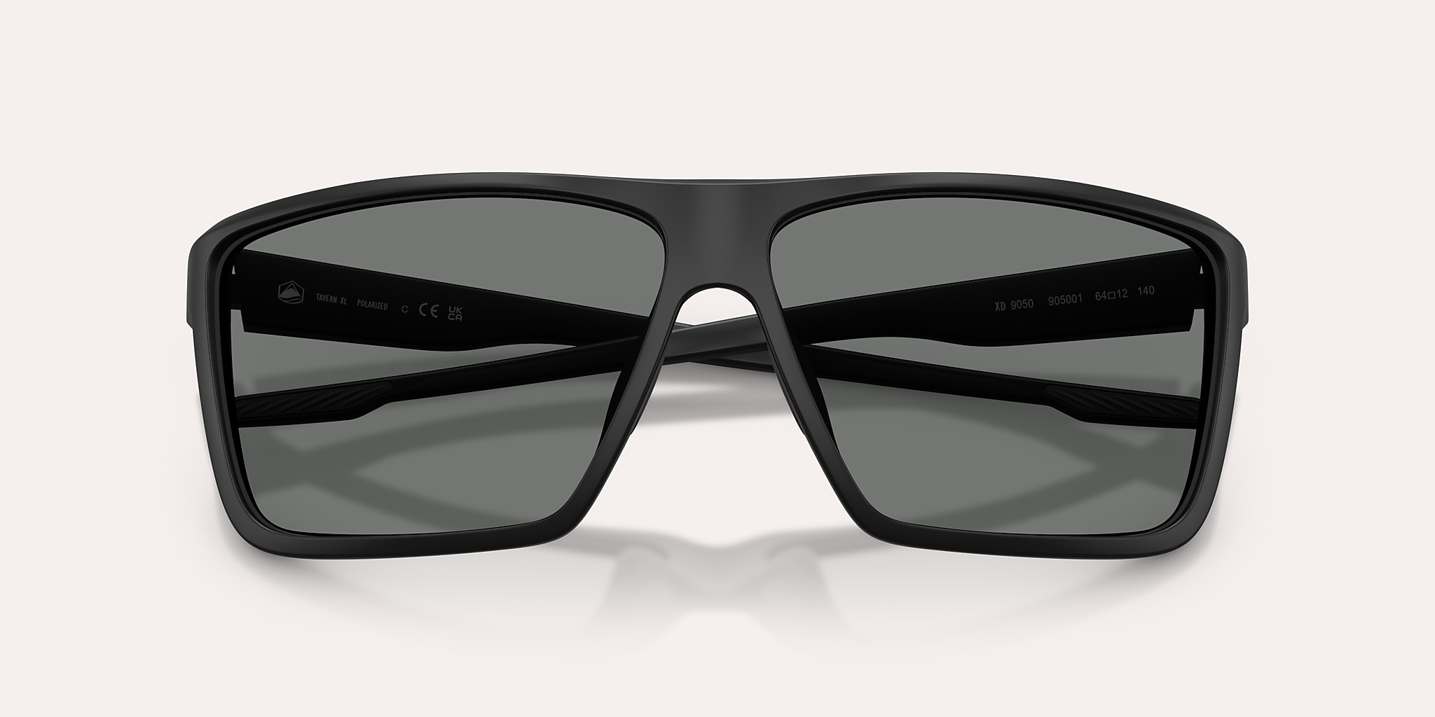Lunettes de soleil Native Tavern XL XL (64-12) avec Gris Polarisant verre et Noir mat monture Image 5 de 5