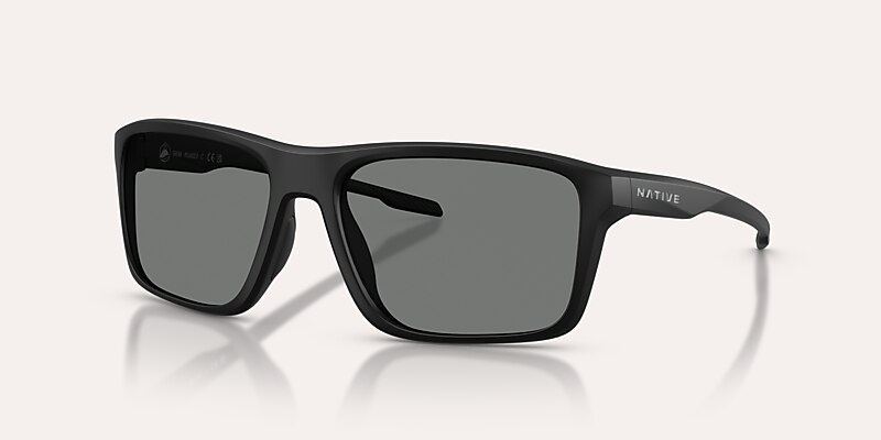 Sunglasses Native Tavern M (57-17) with Grey Polarized lens and Matte Black frame Image 1 of 7