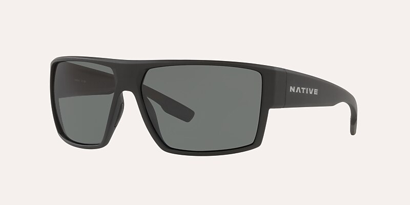 Sunglasses Native Freerider M (64-14) with Grey lens and Matte Black frame Image 1 of 4
