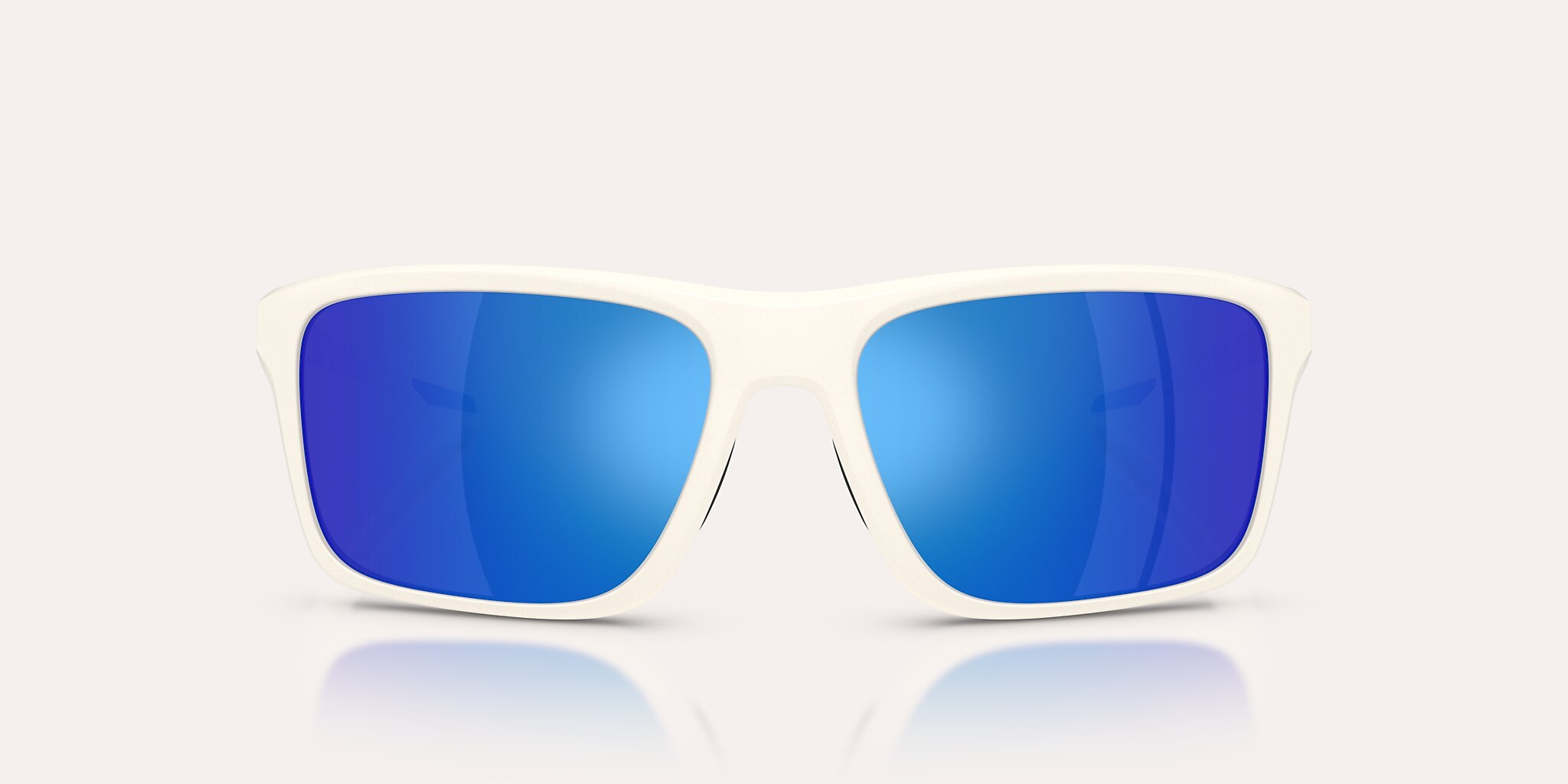 Sunglasses Native Tavern M (57-17) with Blue Reflex Polarized lens and Cloudveil White frame Image 2 of 6