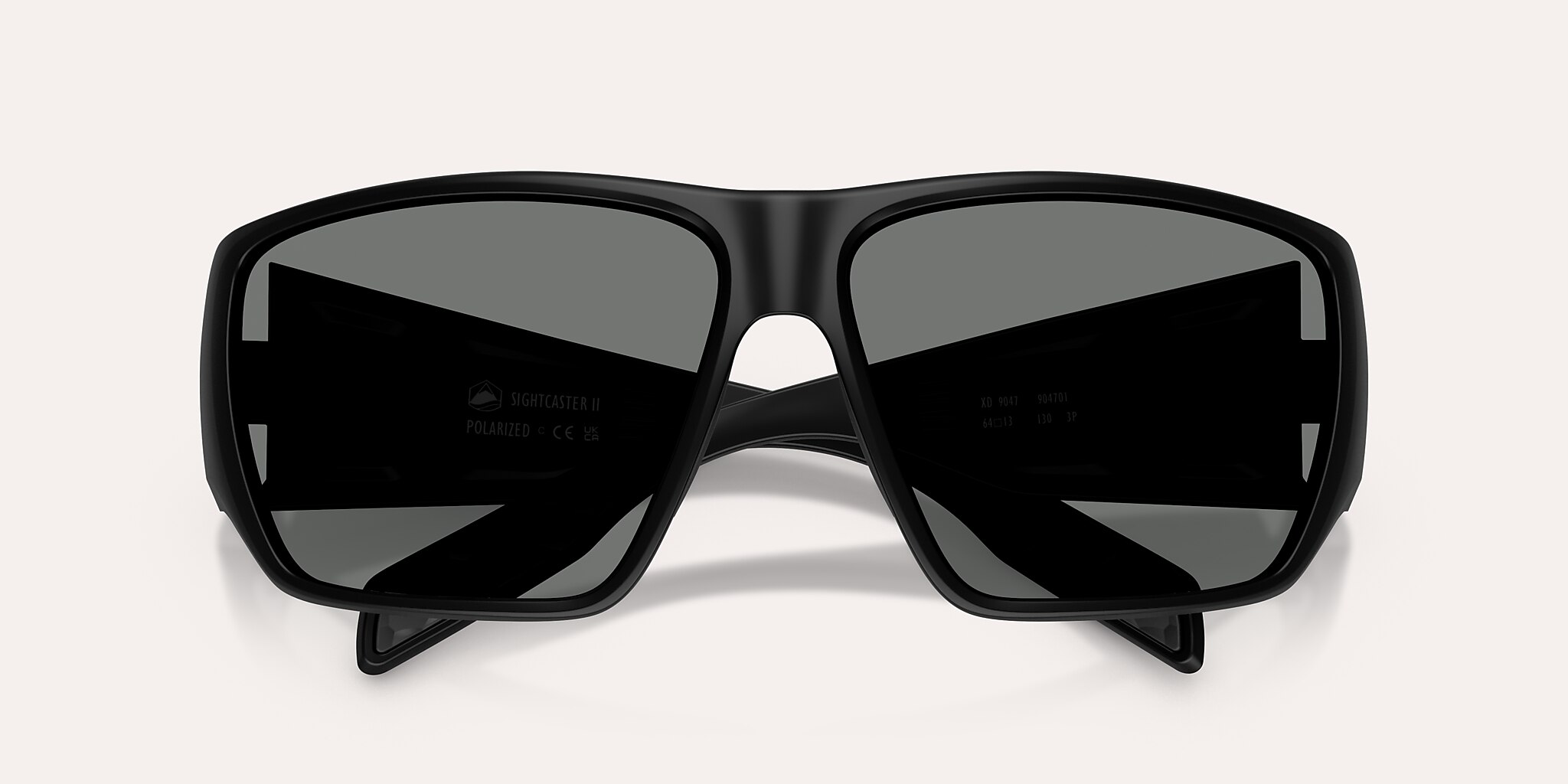 Sunglasses Native Sightcaster II L (64-13) with Grey Polarized lens and Matte Black frame Image 5 of 6