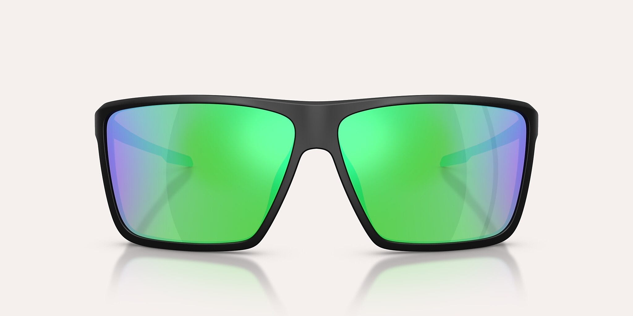 Sunglasses Native Tavern XL XL (64-12) with Green Reflex Polarized lens and Matte Black frame Image 2 of 5