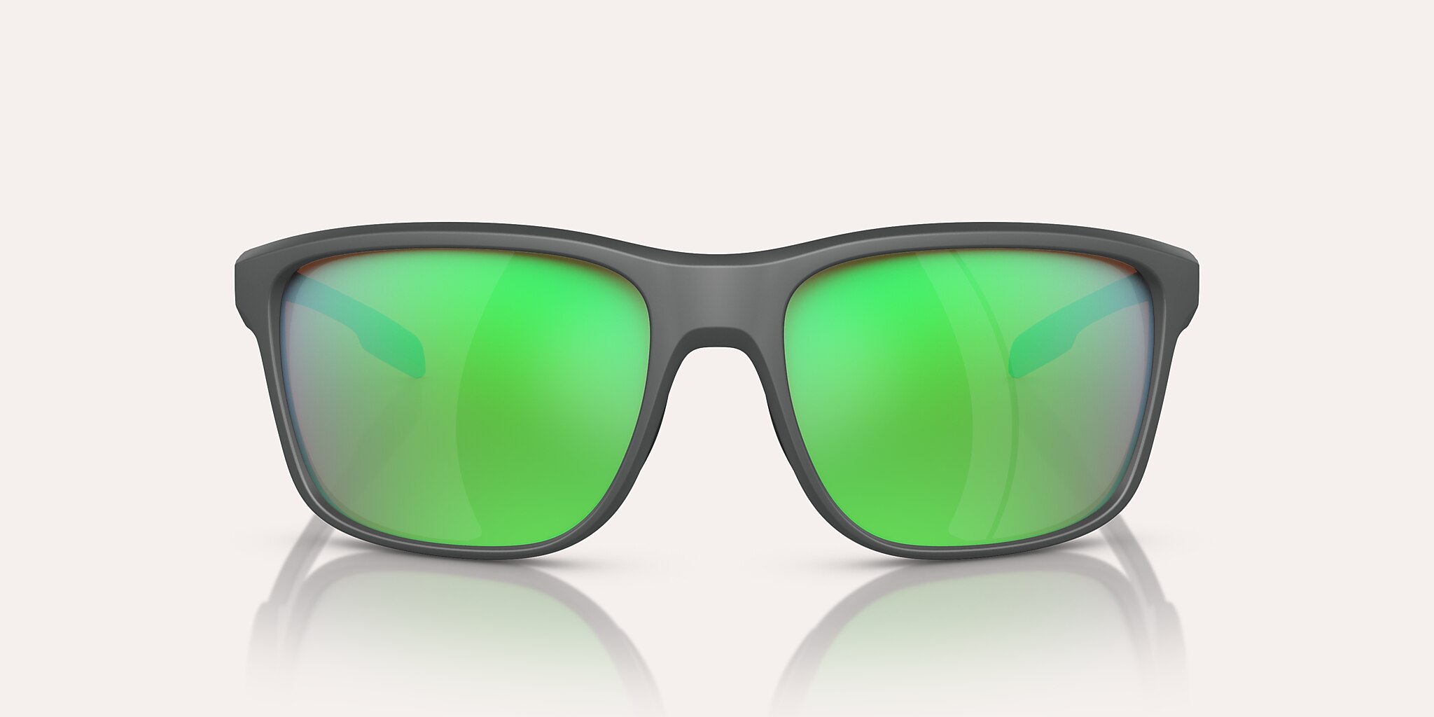 Sunglasses Native Gorge L (59-17) with Green lens and Matte Grey frame Image 2 of 5