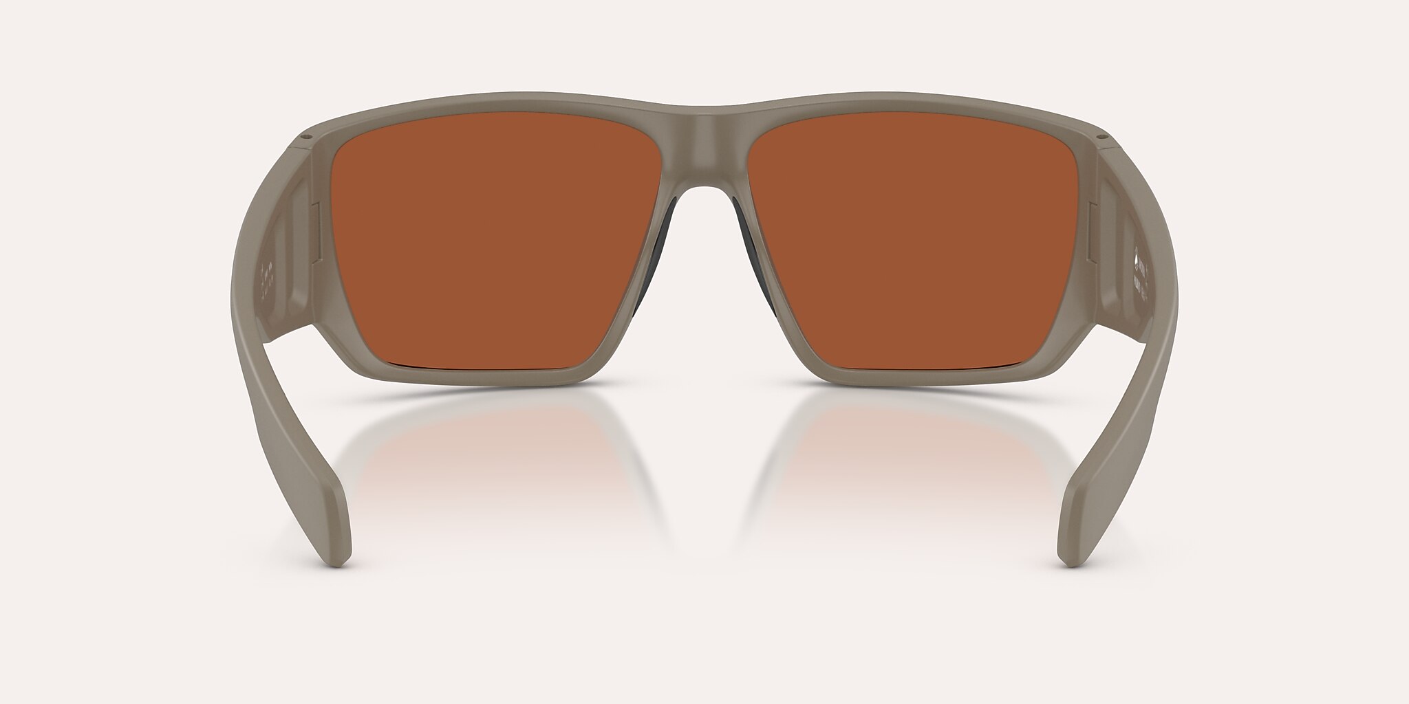 Sunglasses Native Sightcaster II L (64-13) with Green Reflex Polarized lens and Matte Desert Tan frame Image 4 of 6
