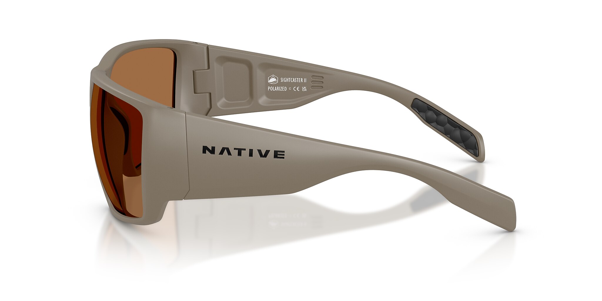 あきら② Sightcaster II Sunglasses Brown | Native Eyewear®