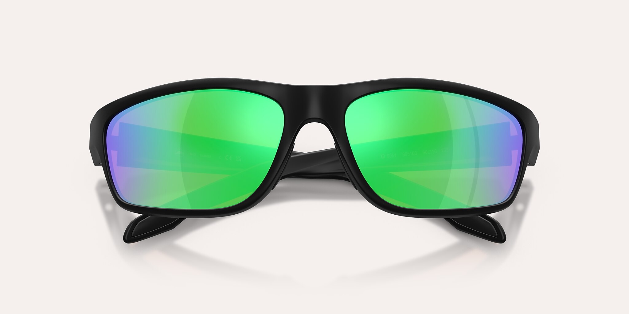 Sunglasses Native Craggy M (60-16) with Green Reflex Polarized lens and Matte Black frame Image 5 of 5