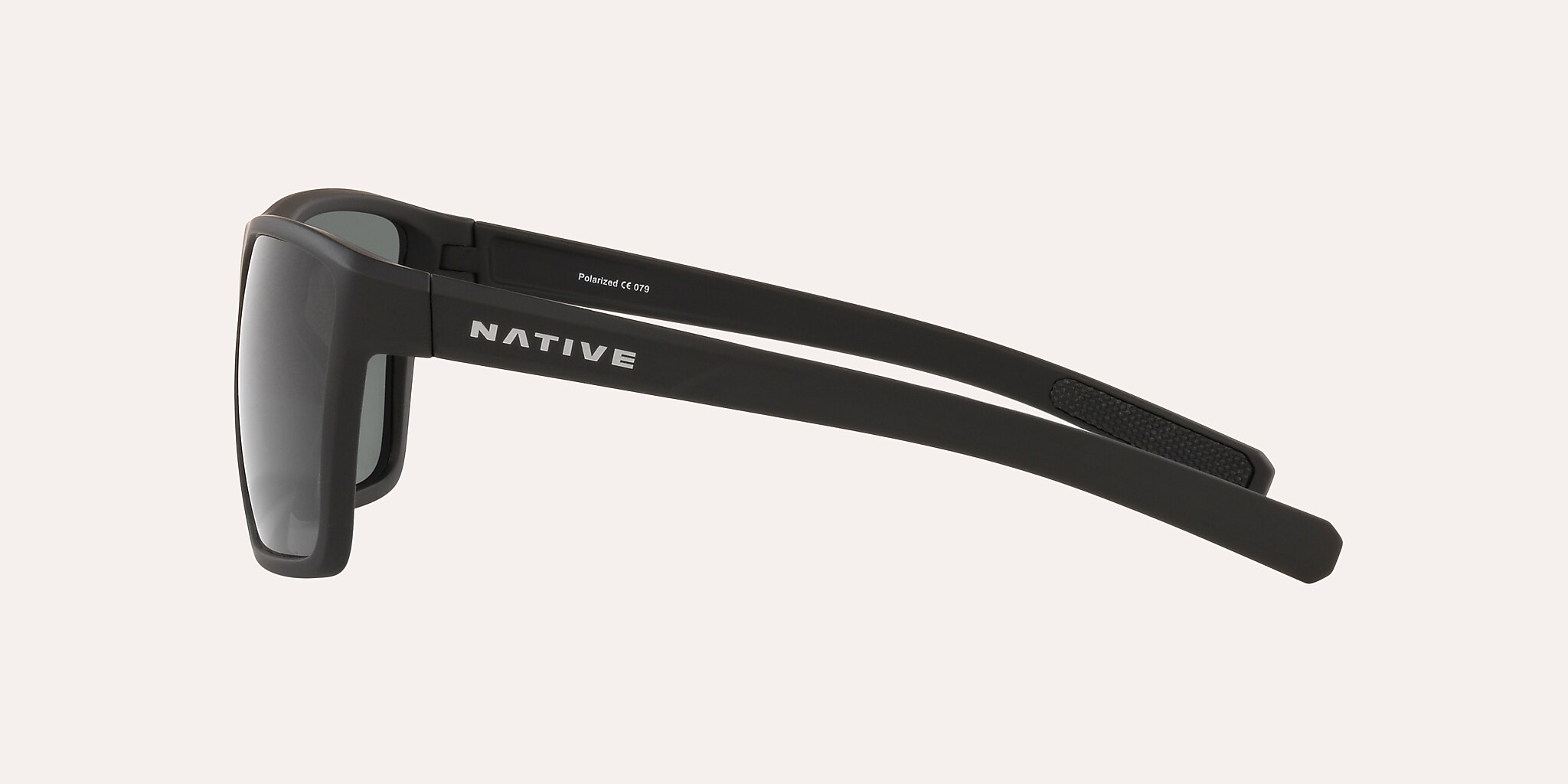 Sunglasses Native Wells XL M (64-12) with Gray lens and Matte Black frame Image 3 of 4