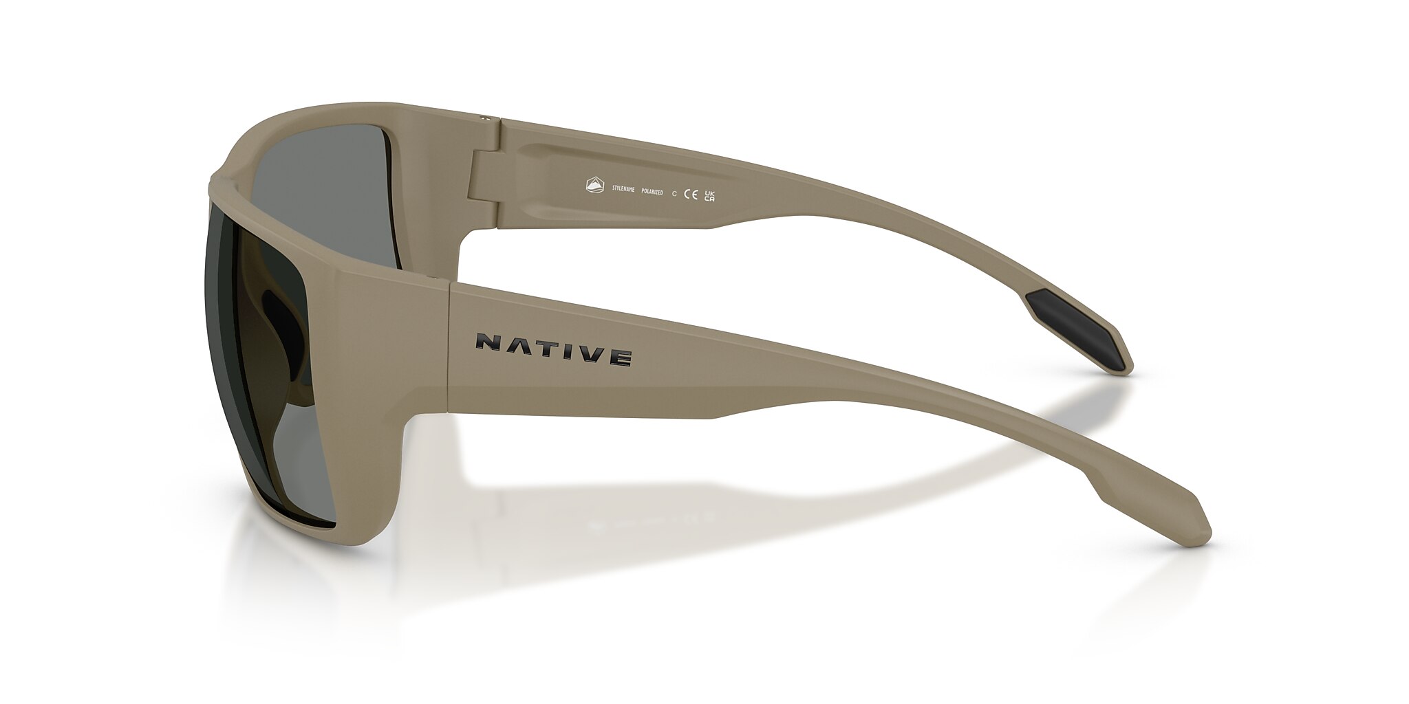 Badlands XL Sunglasses Grey Polarized | Native Eyewear®