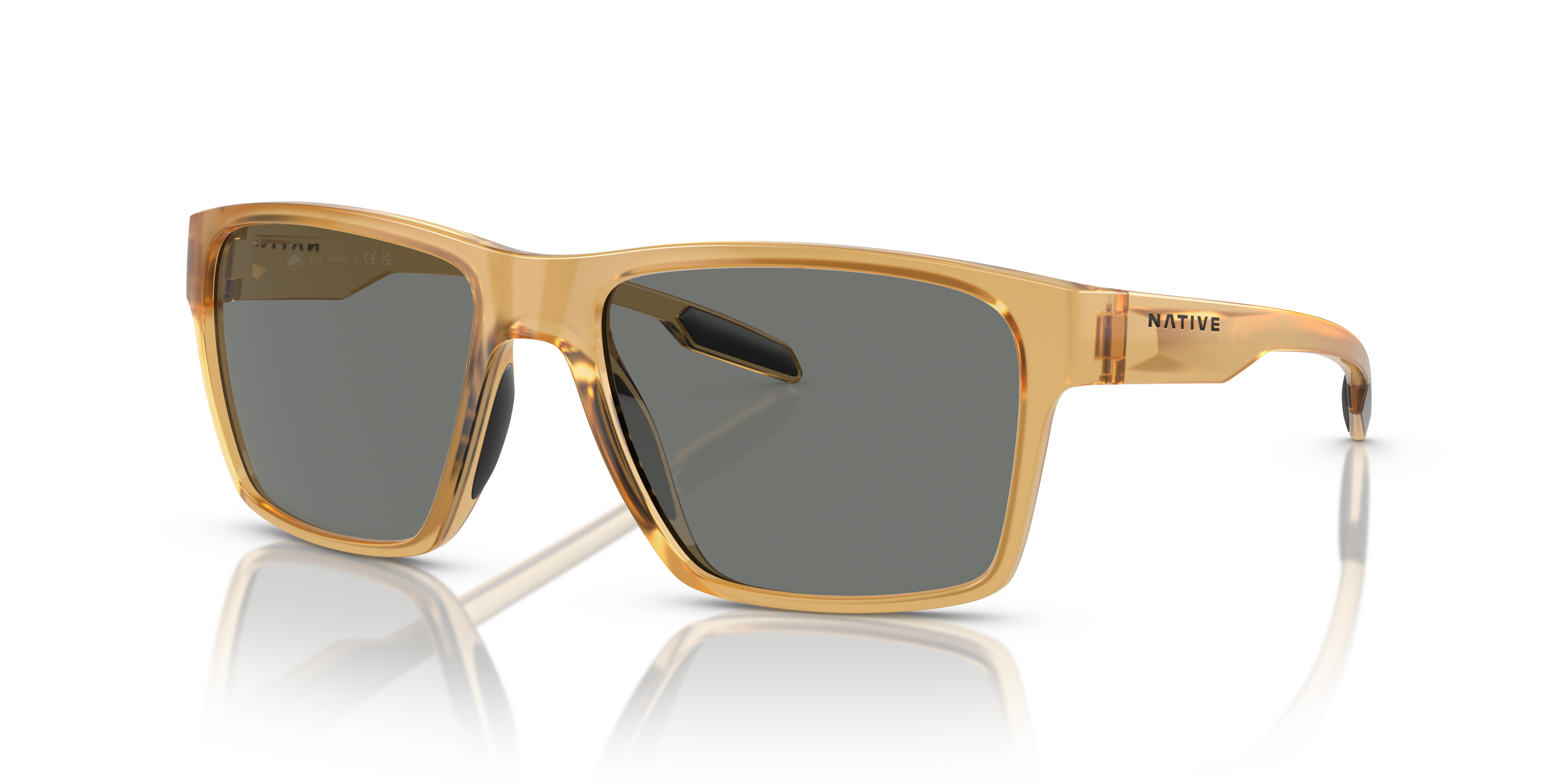 Breck Sunglasses Grey Polarized | Native Eyewear®
