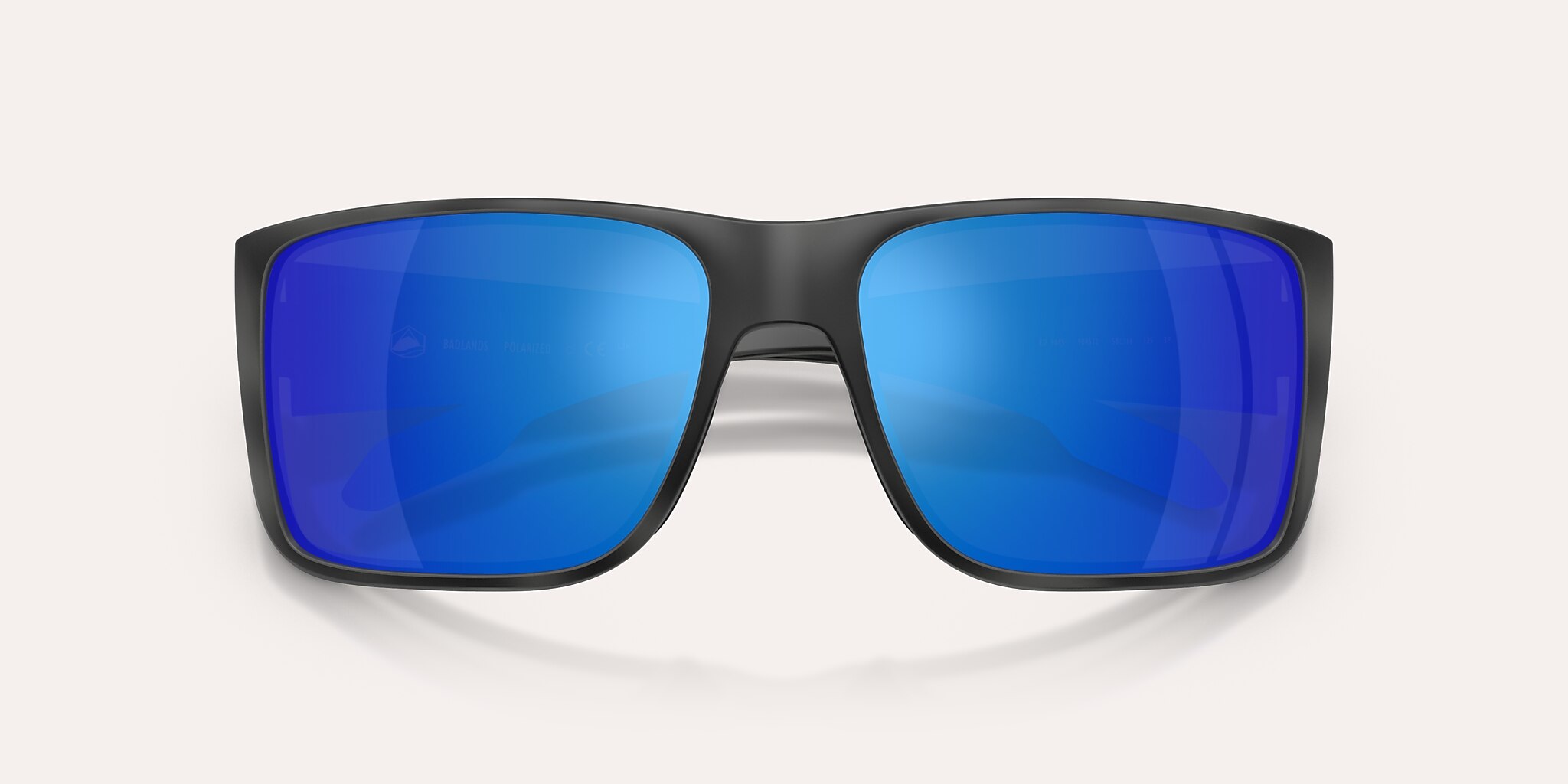Sunglasses Native Badlands M (58-16) with Blue Reflex Polarized lens and Obsidian Tortoise frame Image 5 of 6