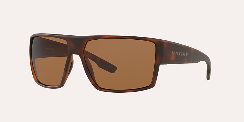 Sunglasses Native Freerider M (64-14) with Brown lens and Desert Tortoise frame Image 1 of 4