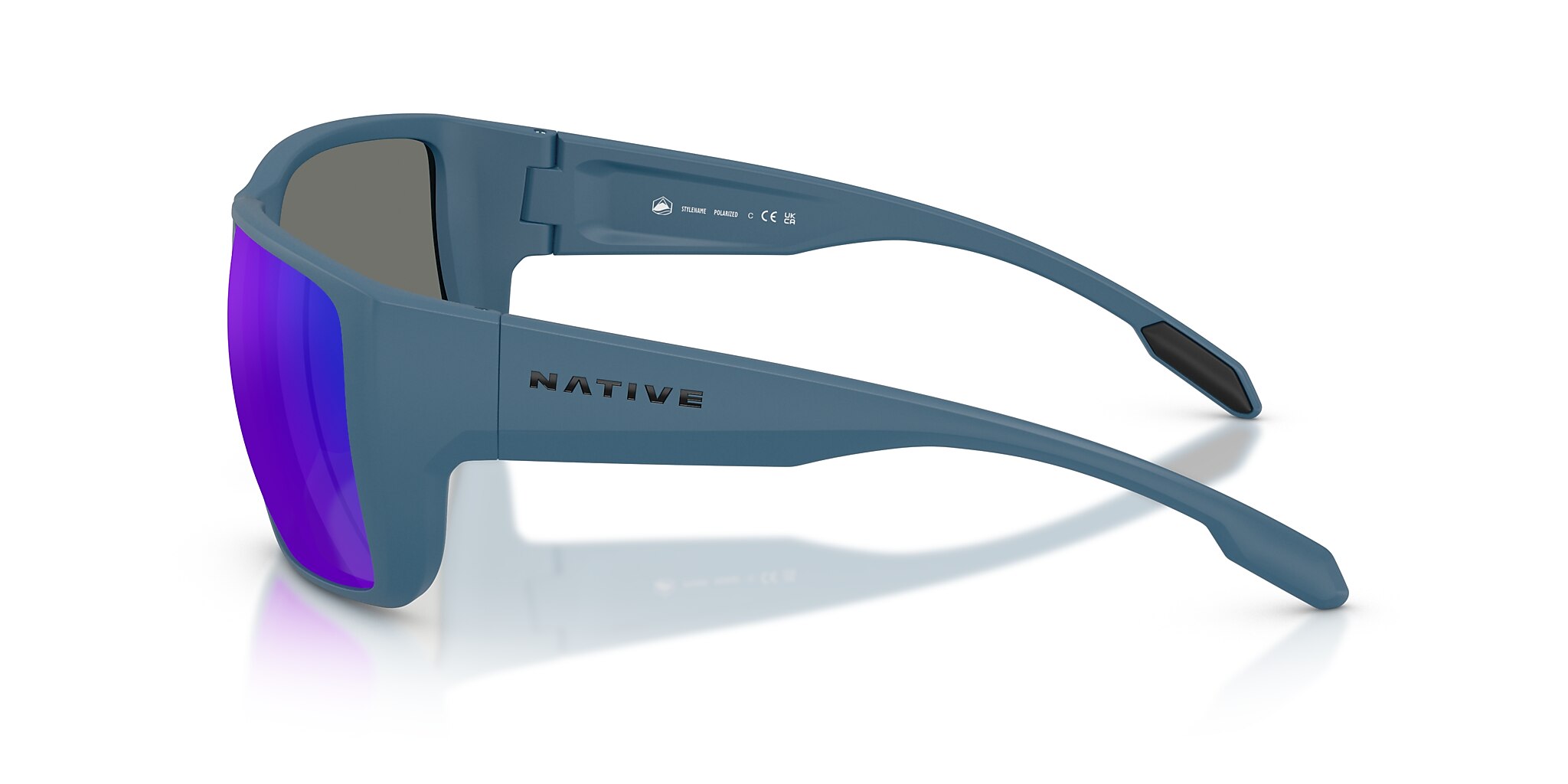 badlands Badlands XL Sunglasses Blue Reflex Polarized | Native Eyewear®