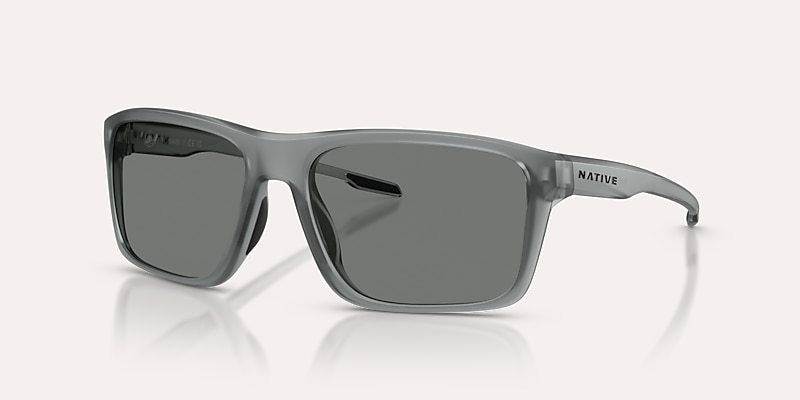 Sunglasses Native Tavern M (57-17) with Grey Polarized lens and Matte Smoke Crystal frame Image 1 of 6