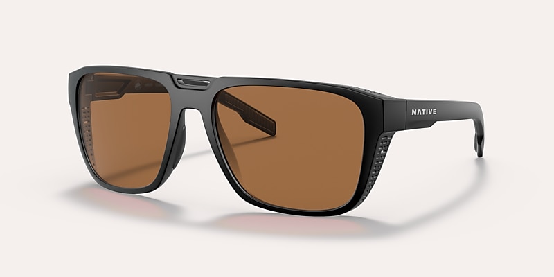 Sunglasses Native Mammoth XL (57-16) with Brown lens and Matte Black frame Image 1 of 5