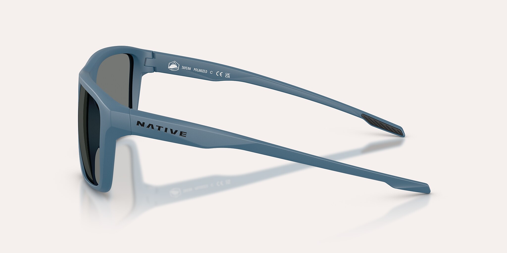 Sunglasses Native Tavern M (57-17) with Grey Polarized lens and Overland Blue frame Image 3 of 6