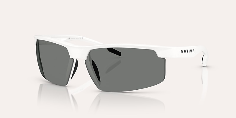 Sunglasses Native Ridge-Runner Crest XL (69-09) with Grey Polarized lens and Satin Quartz frame Image 1 of 6