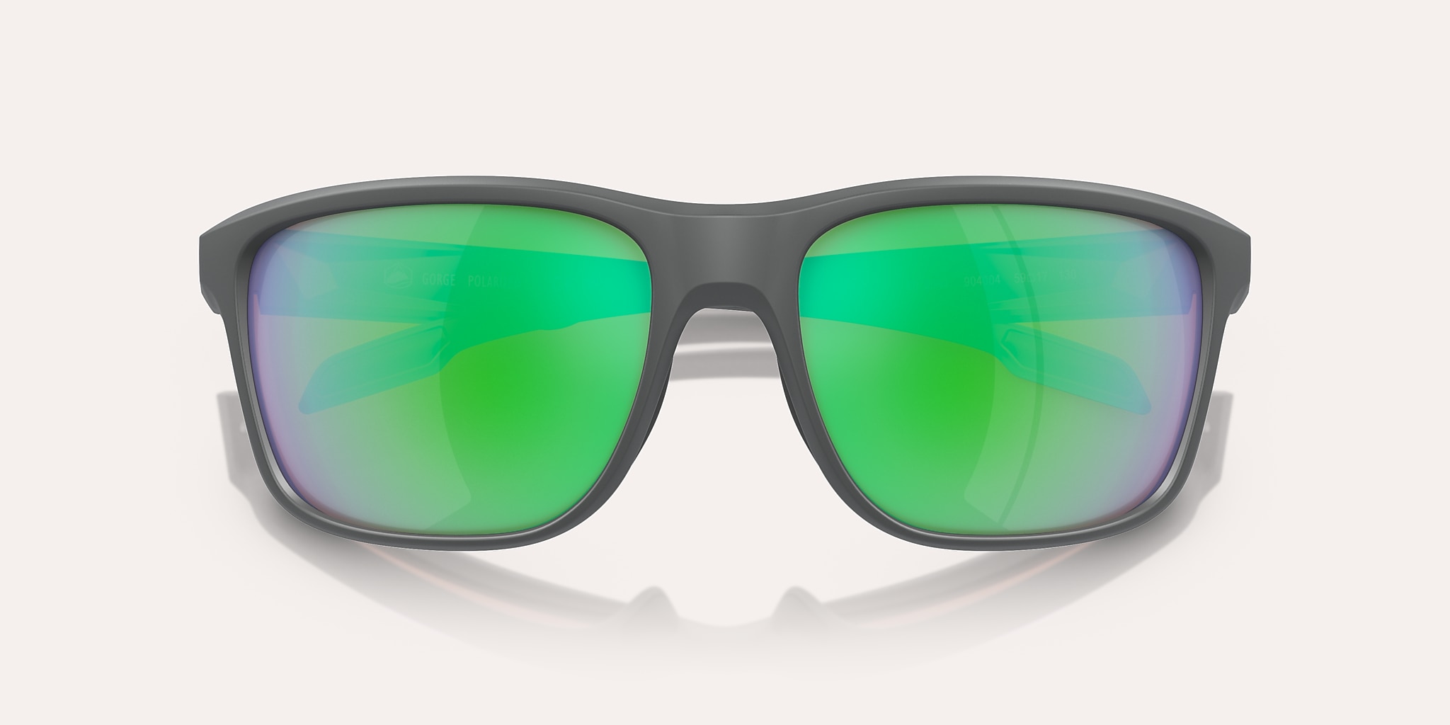 Sunglasses Native Gorge L (59-17) with Green lens and Matte Grey frame Image 5 of 5