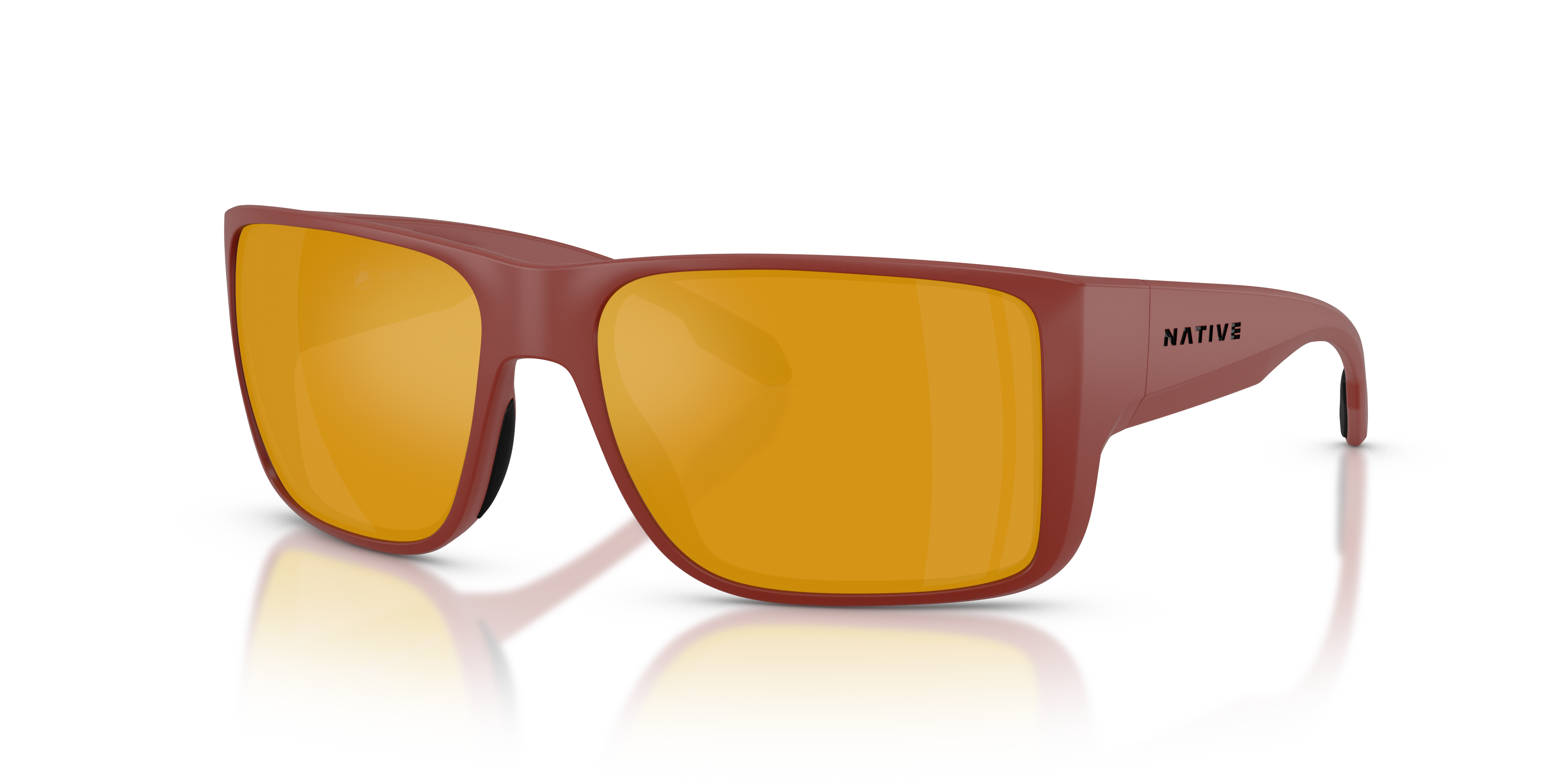 Badlands Sunglasses Bronze Reflex Polarized | Native Eyewear®