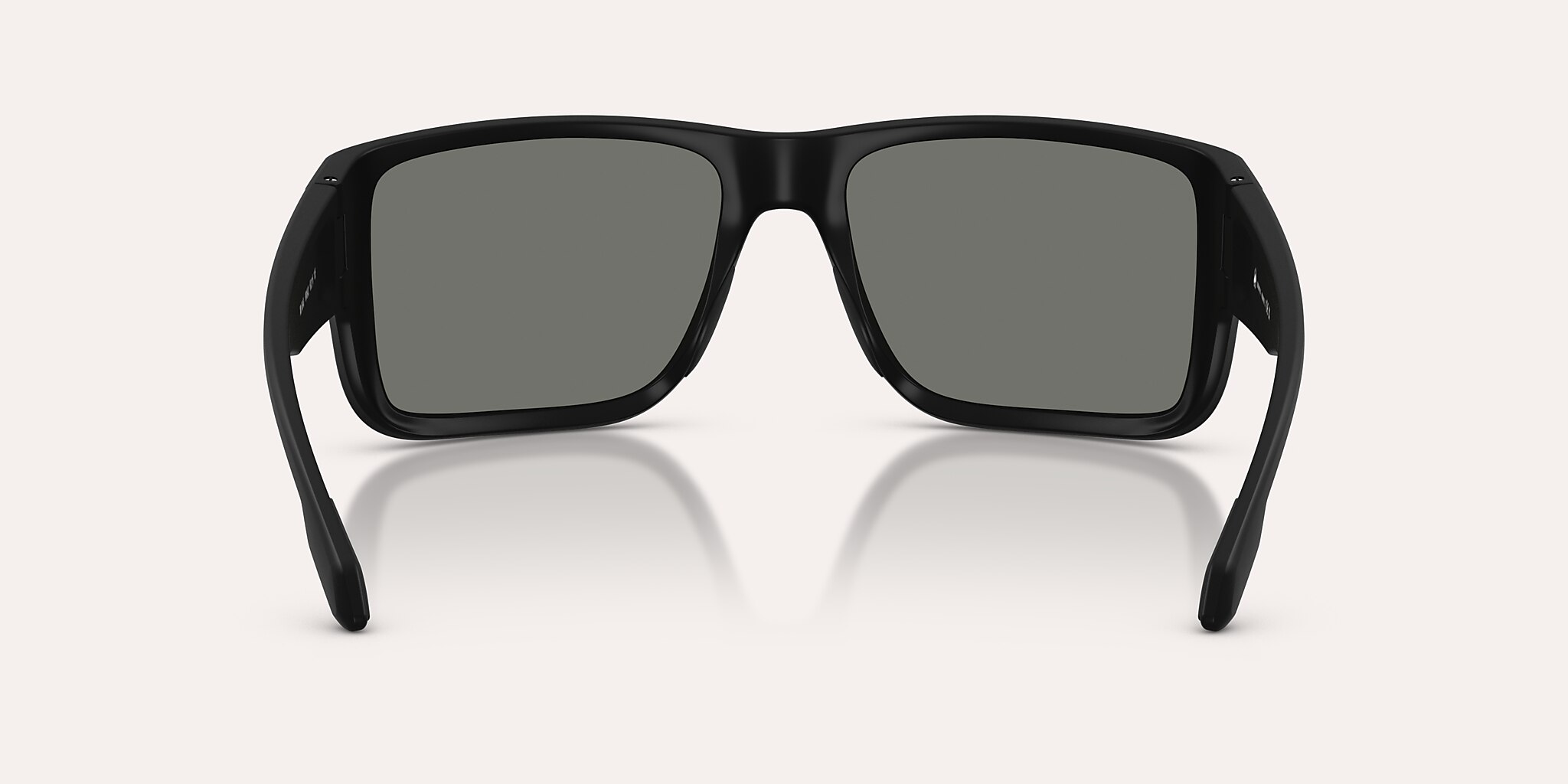 Lunettes de soleil Native Badlands XL XL (62-16) avec Bleu reflex polarisé verre et Noir mat monture Image 4 de 5