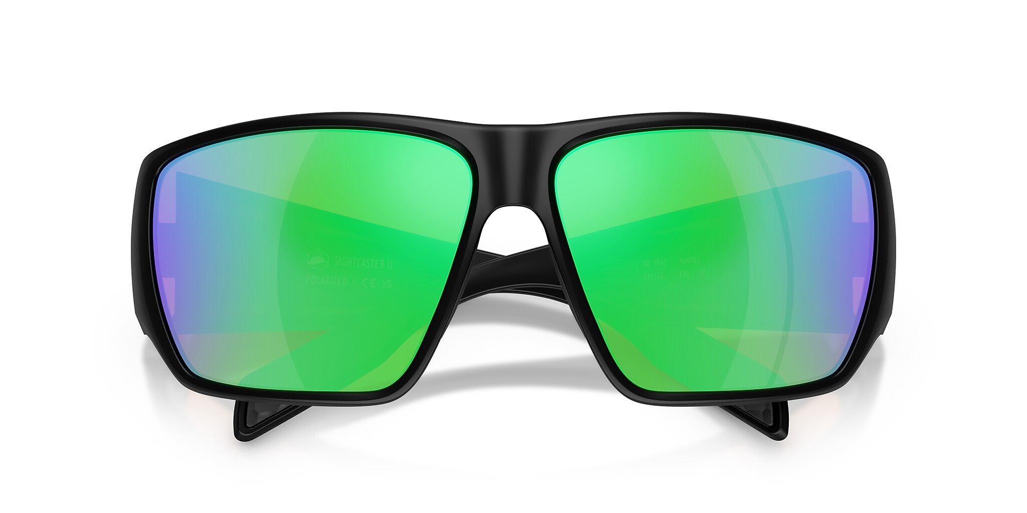 Sightcaster II Sunglasses Green Reflex Polarized | Native Eyewear®