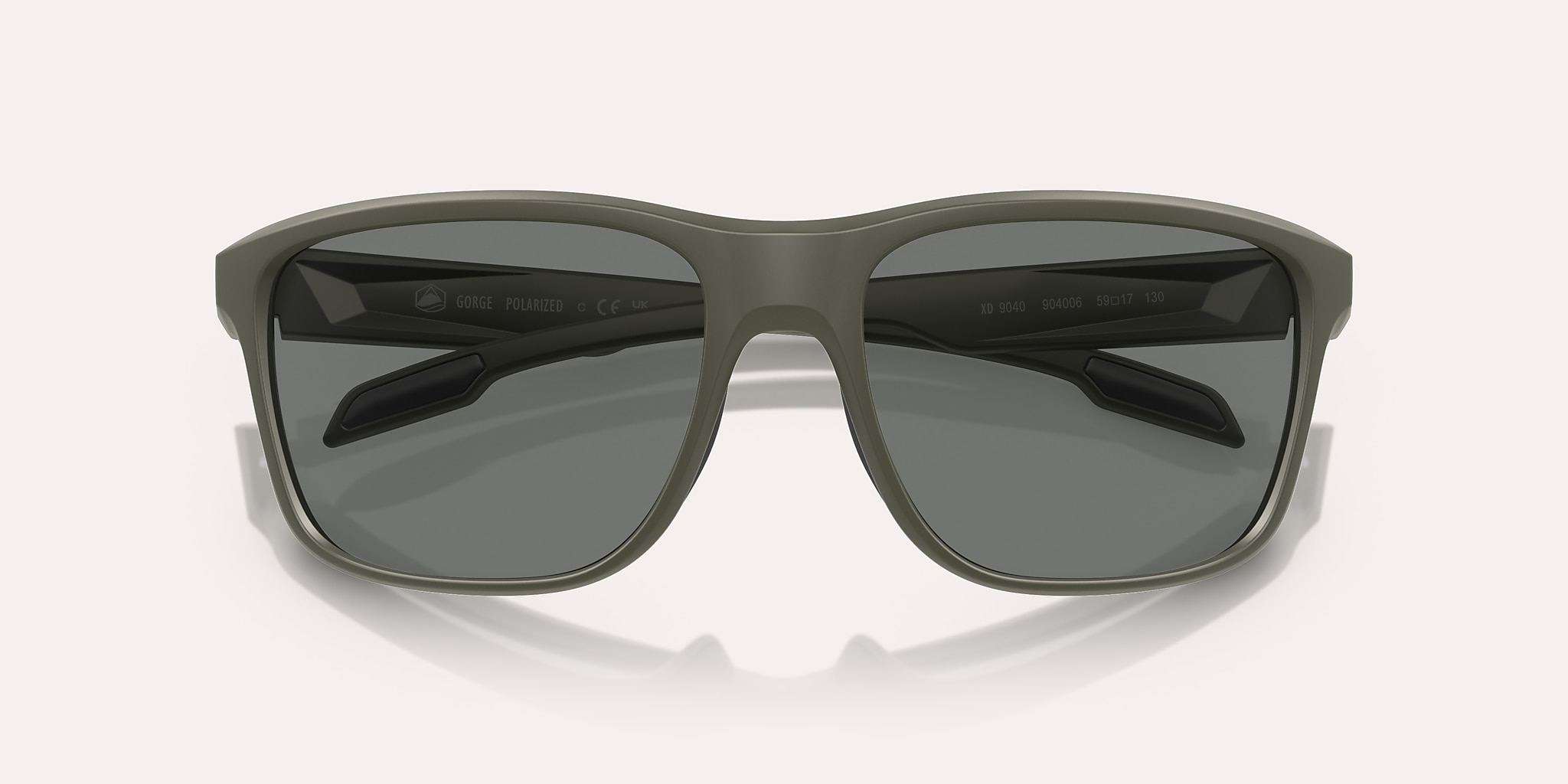 Lunettes de soleil Native Gorge L (59-17) avec Gris Polarisant verre et Olive mat monture Image 5 de 5