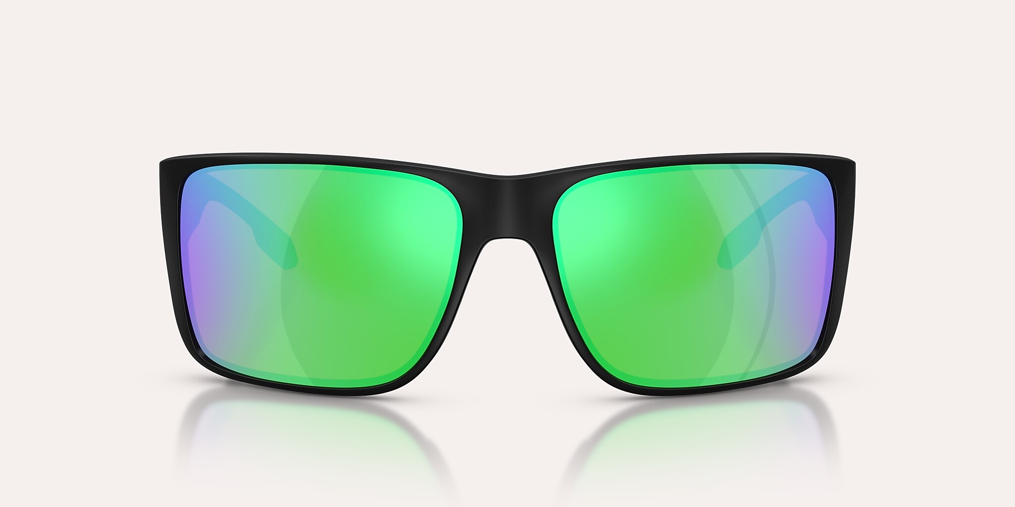 Sunglasses Native Badlands XL XL (62-16) with Green Reflex Polarized lens and Matte Black frame Image 2 of 5