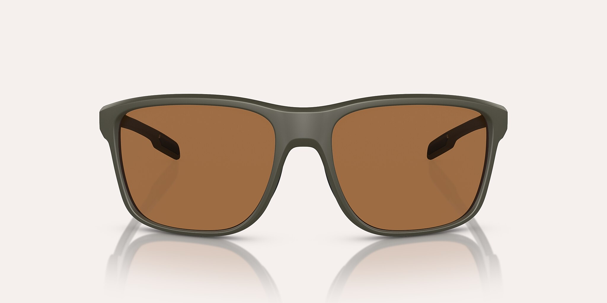 Lunettes de soleil Native Gorge L (59-17) avec Brun verre et Olive mat monture Image 2 de 5
