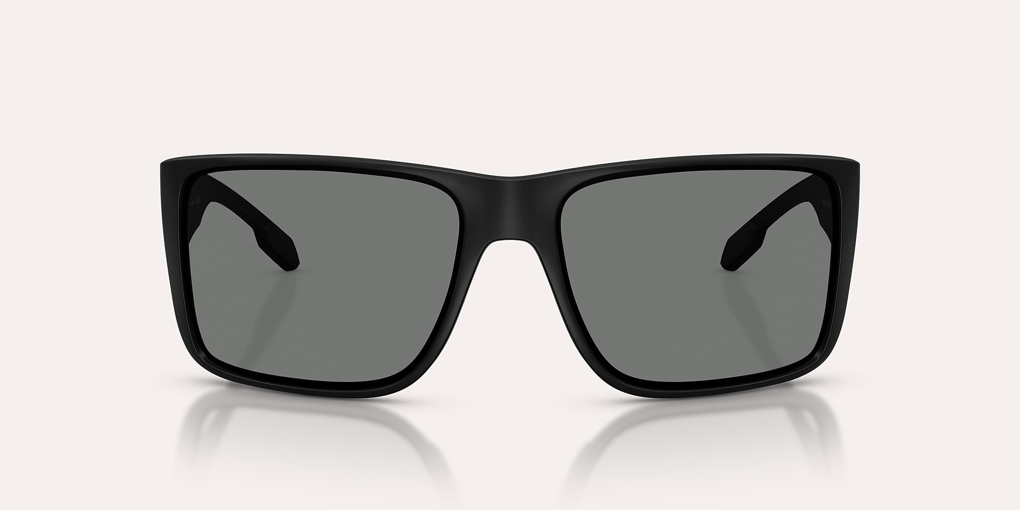Lunettes de soleil Native Badlands XL XL (62-16) avec Gris Polarisant verre et Noir mat monture Image 2 de 5