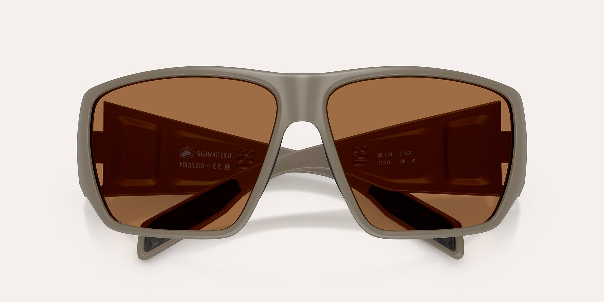 Sunglasses Native Sightcaster II L (64-13) with Brown lens and Matte Desert Tan frame Image 5 of 6