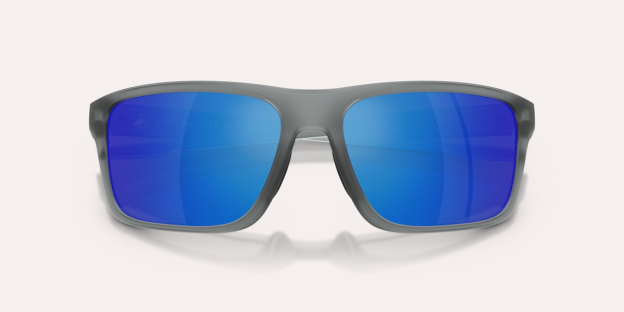 Sunglasses Native Tavern M (57-17) with Blue Reflex Polarized lens and Matte Smoke Crystal frame Image 5 of 6