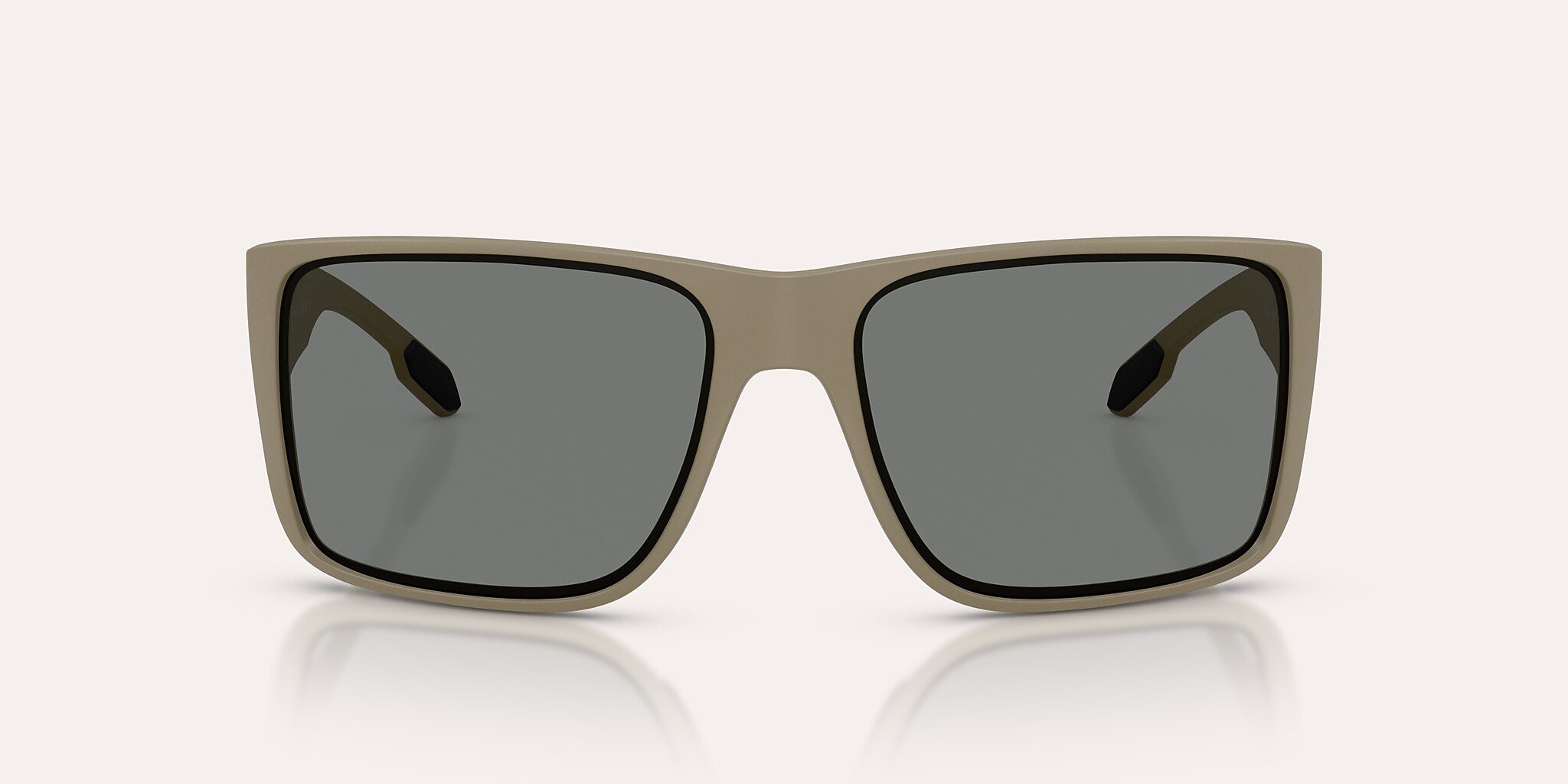 Lunettes de soleil Native Badlands XL XL (62-16) avec Gris Polarisant verre et Désert Havane mat monture Image 2 de 5