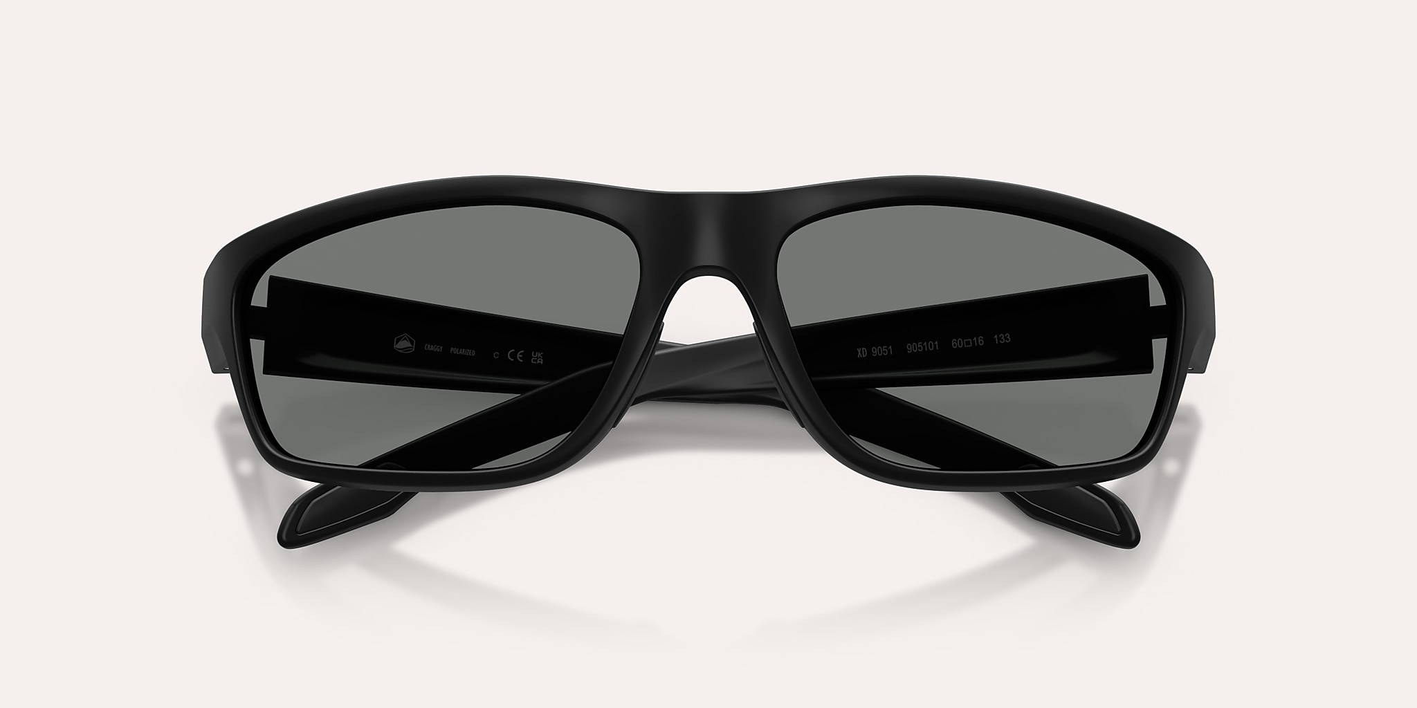 Sunglasses Native Craggy M (60-16) with Grey Polarized lens and Matte Black frame Image 5 of 5