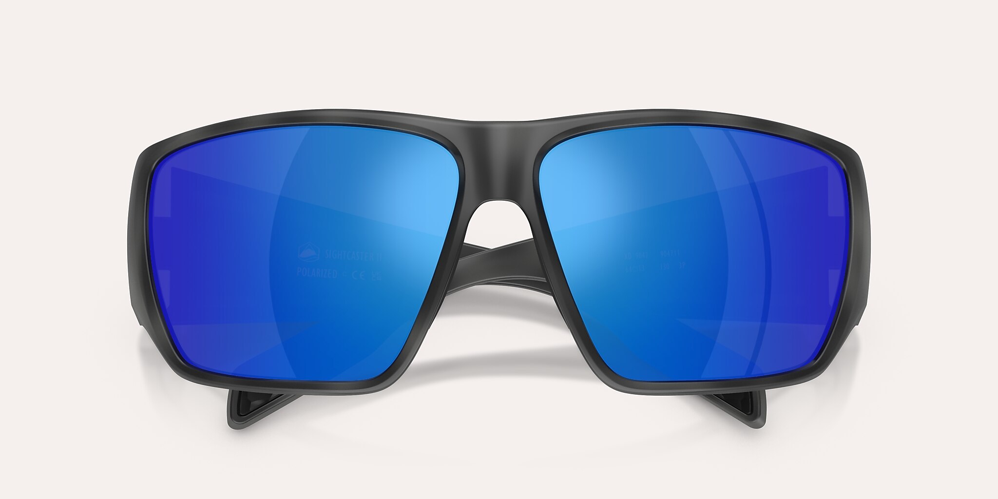 Lunettes de soleil Native Sightcaster II L (64-13) avec Bleu reflex polarisé verre et Écaille de tortue obsidienne monture Image 5 de 6