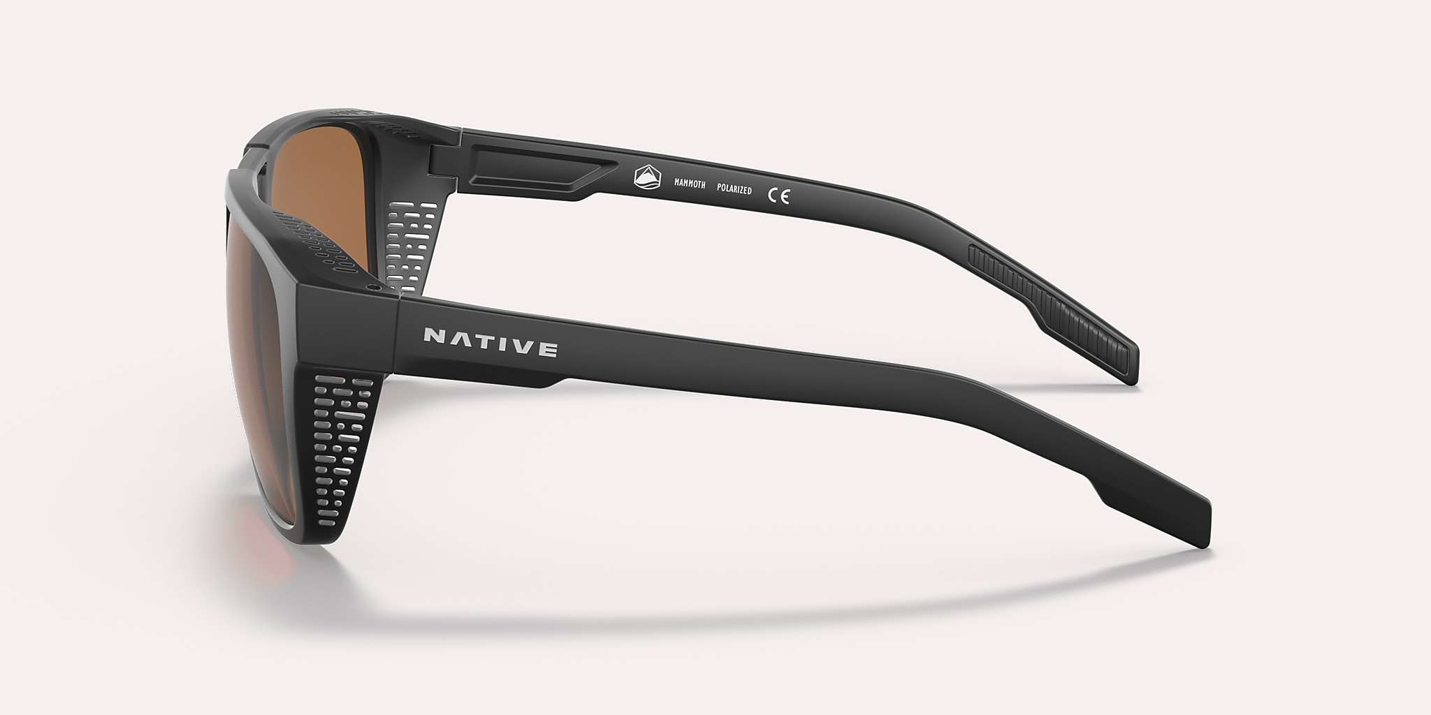 Sunglasses Native Mammoth XL (57-16) with Brown lens and Matte Black frame Image 3 of 5