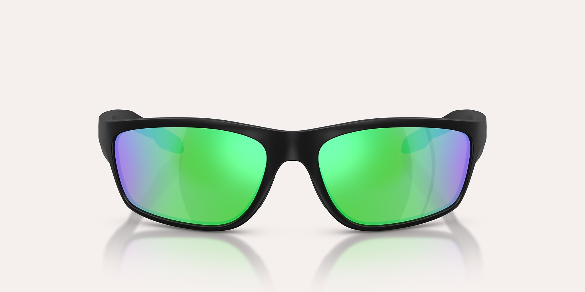 Sunglasses Native Craggy M (60-16) with Green Reflex Polarized lens and Matte Black frame Image 2 of 5