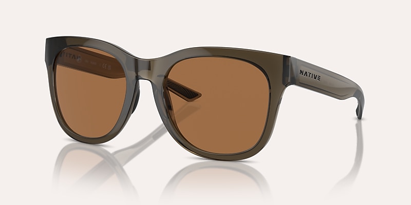 Sunglasses Native Tiaga XL (55-20) with Brown lens and Smokey Quartz frame Image 1 of 5