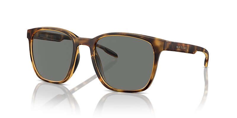 nadeshico_y Targhee Square Sunglasses Grey Polarized | Native Eyewear®