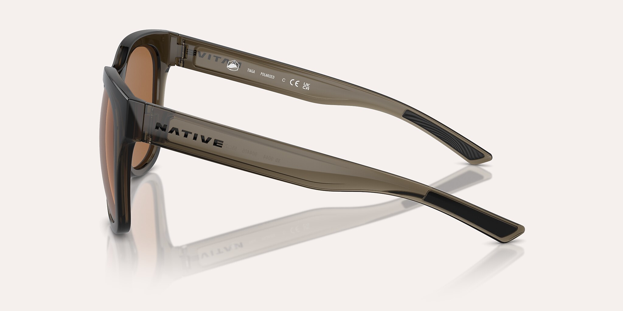 Sunglasses Native Tiaga XL (55-20) with Brown lens and Smokey Quartz frame Image 3 of 5