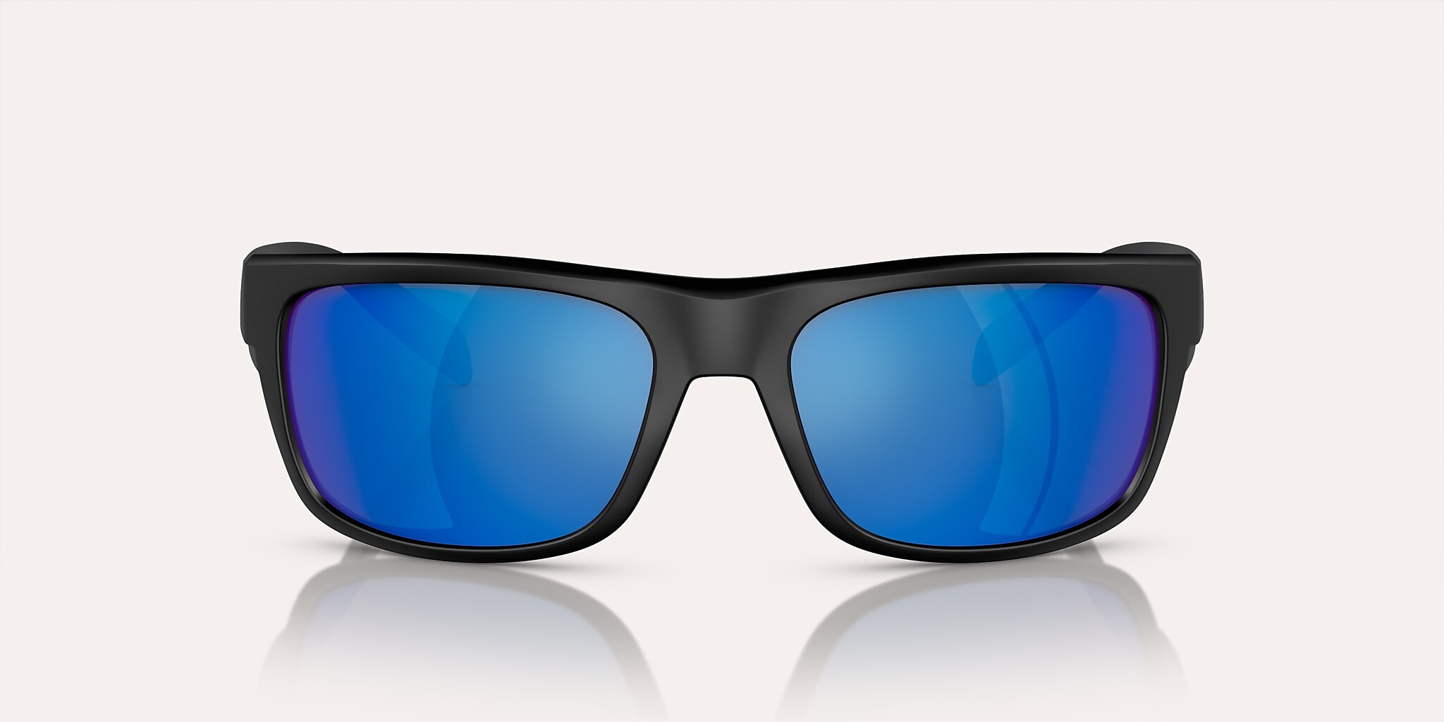 Lunettes de soleil Native Ashdown M (59-17) avec Reflet bleu verre et Noir mat monture Image 2 de 5