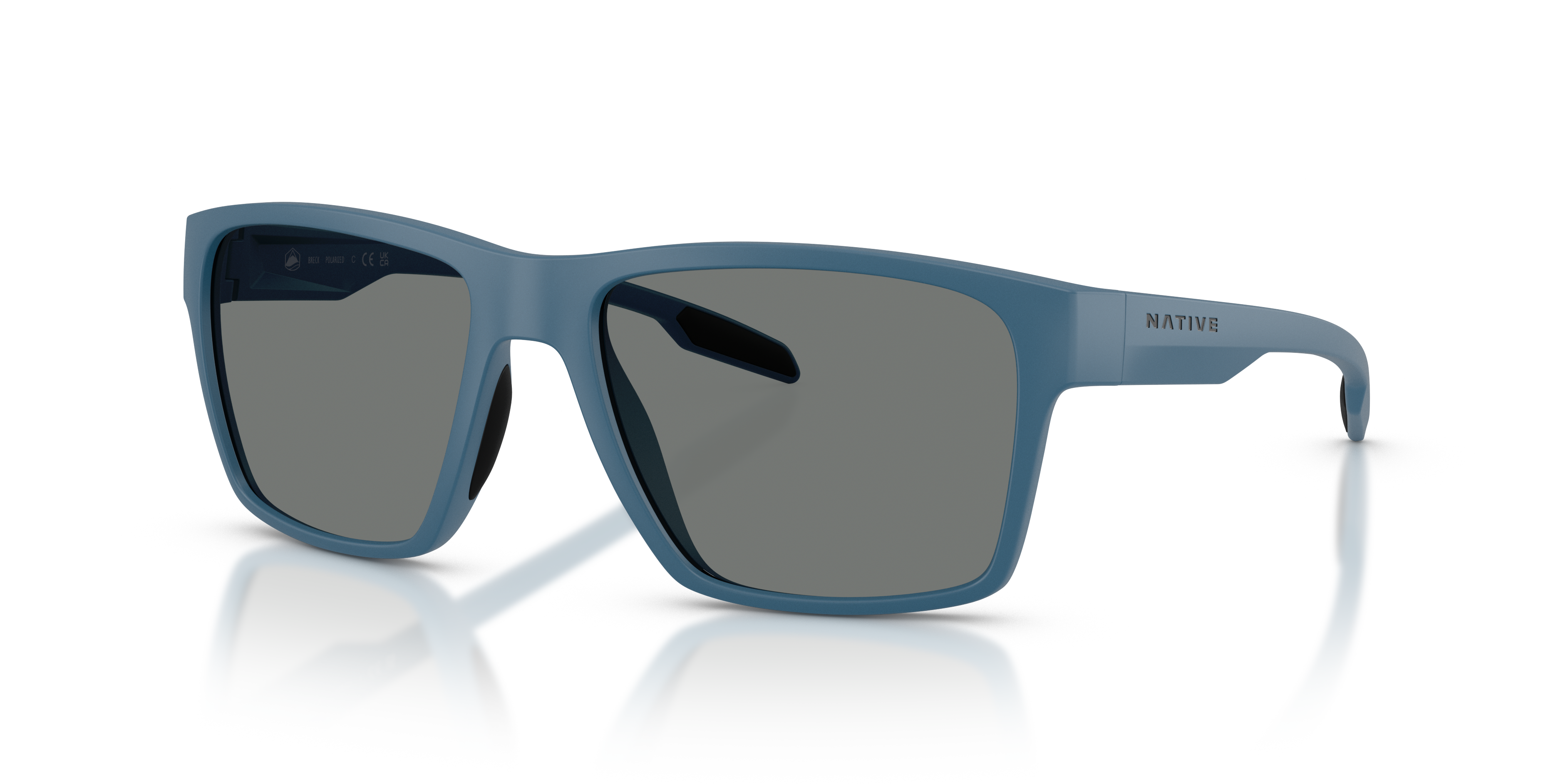 Breck Sunglasses Grey Polarized | Native Eyewear®